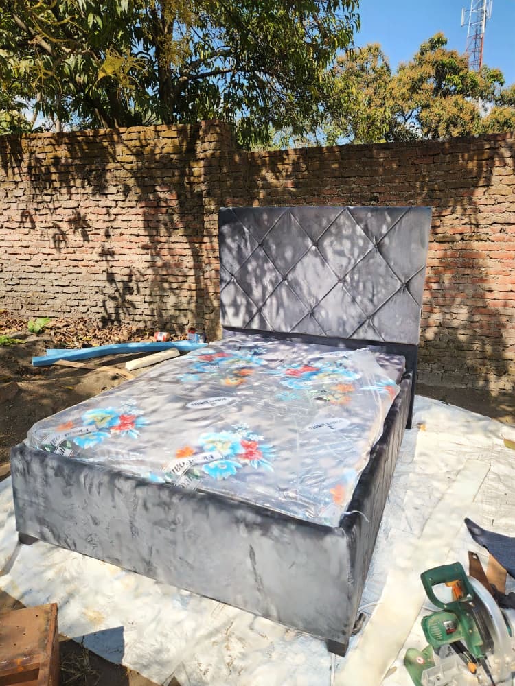 Diamond Panel Bed
